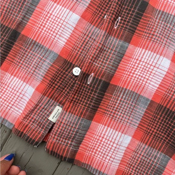 American Eagle • Plaid Button Down Shirt - Picture 14 of 16